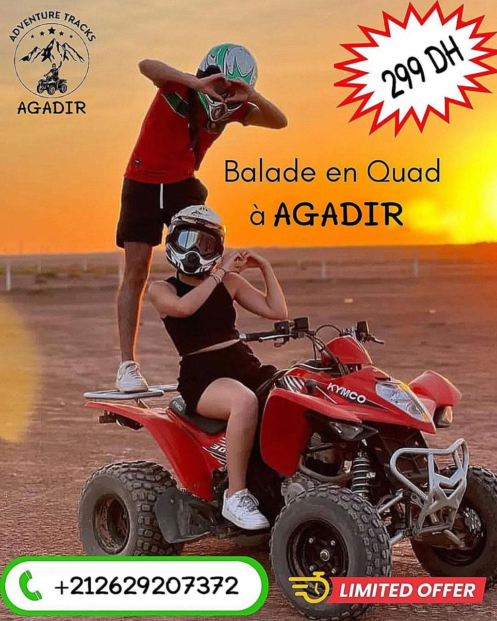 ATV Quad Bike Adventure in Takad Forest with Beach Ride - Agadir