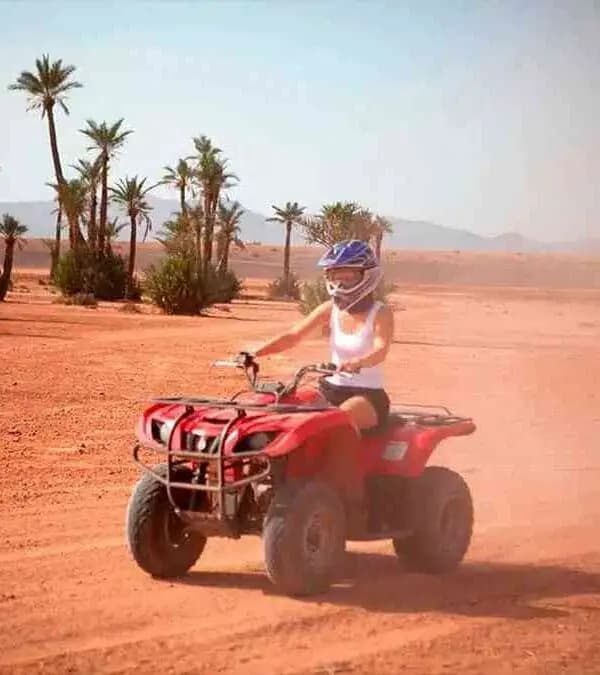 Quad Biking in the Agafay Desert and Palmeraie from Marrakech